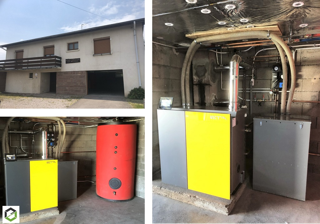Consultez la chantier : installateur rge installation chaudière pellets pu 15 eta