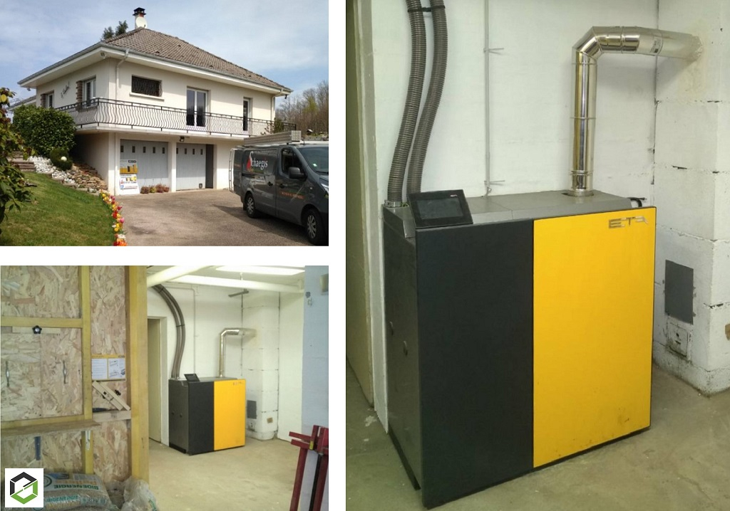 Consultez la chantier : installateur rge chaudière pellets pu 15 eta