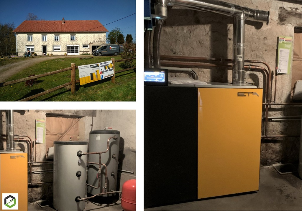 Consultez la chantier : installateur rge chaudière pellets pu 15 eta