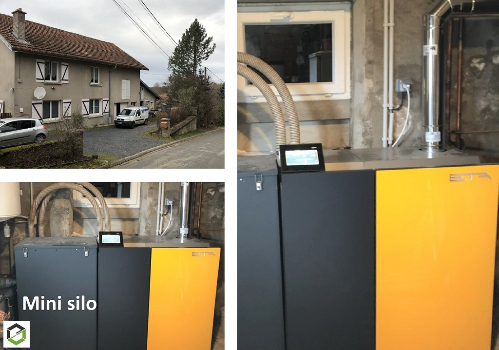 Consultez la chantier : installateur rge chaudière pellets pu 15 eta