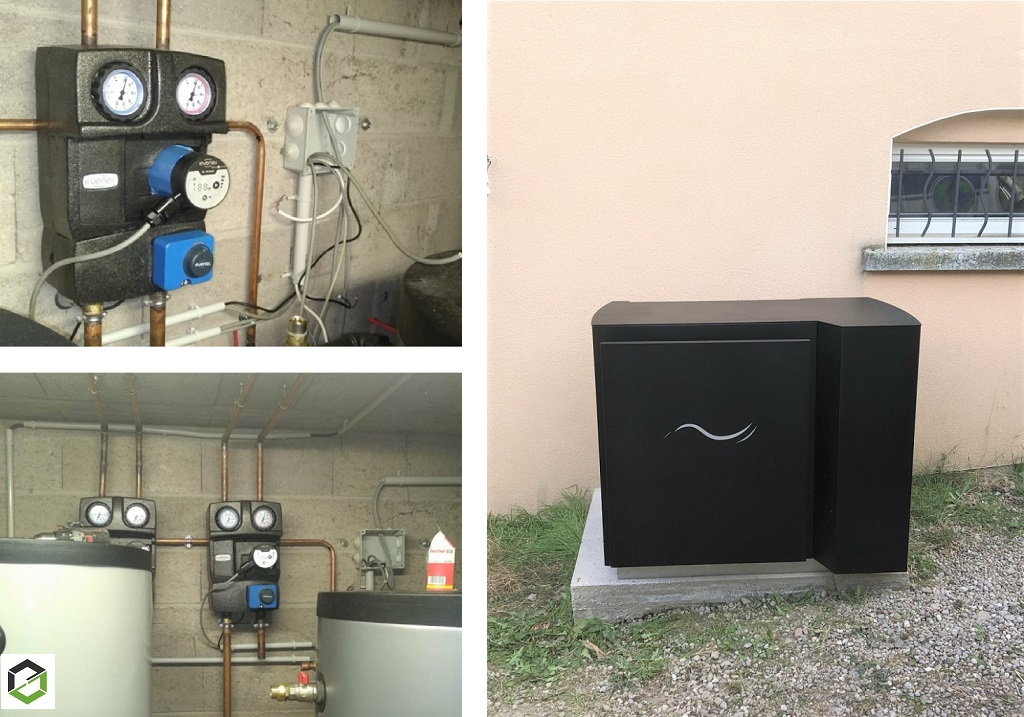 Consultez la chantier : installation pompe a chaleur  aerothermie novency - entreprise rge