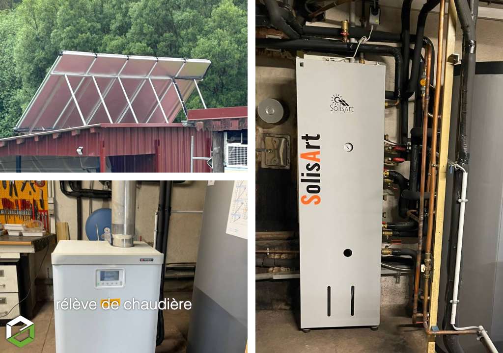 installation d'un système solaire combiné (ssc) de marque solisart en relève d'une chaudière gaz condensation existante - entreprise rge qualisol 