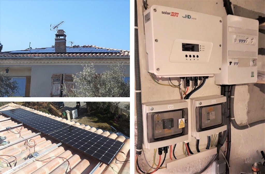 Consultez la chantier : réalisation d'une installation photovoltaïque en auto-consommation de 5.36kwc