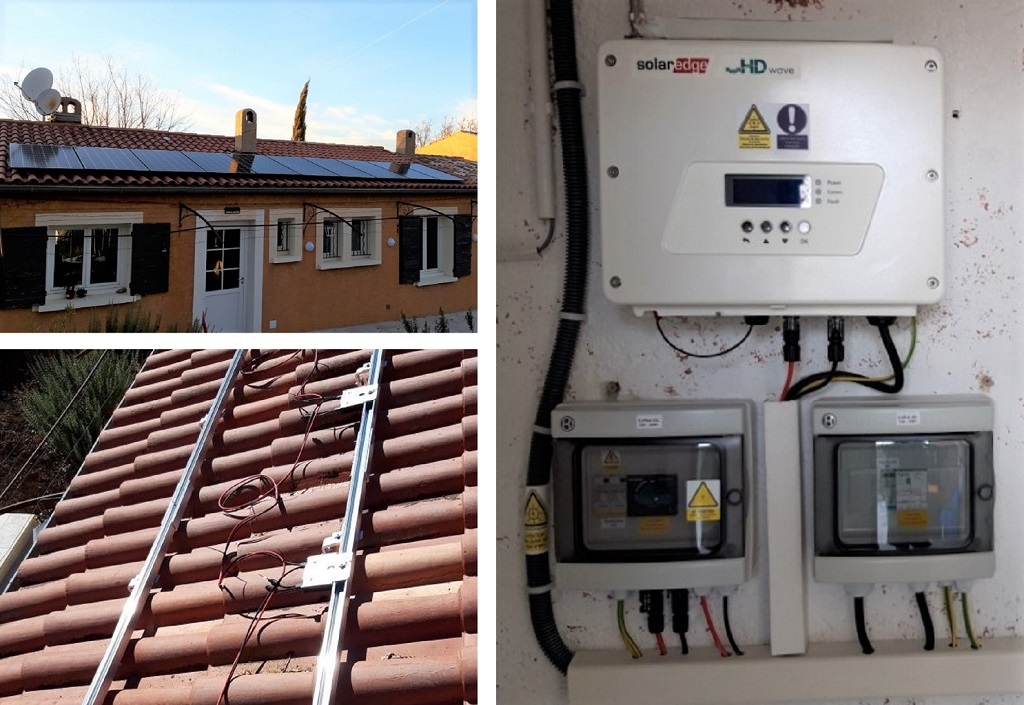 Consultez la chantier : réalisation d'une installation photovoltaïque en auto-consommation de 3 kwc