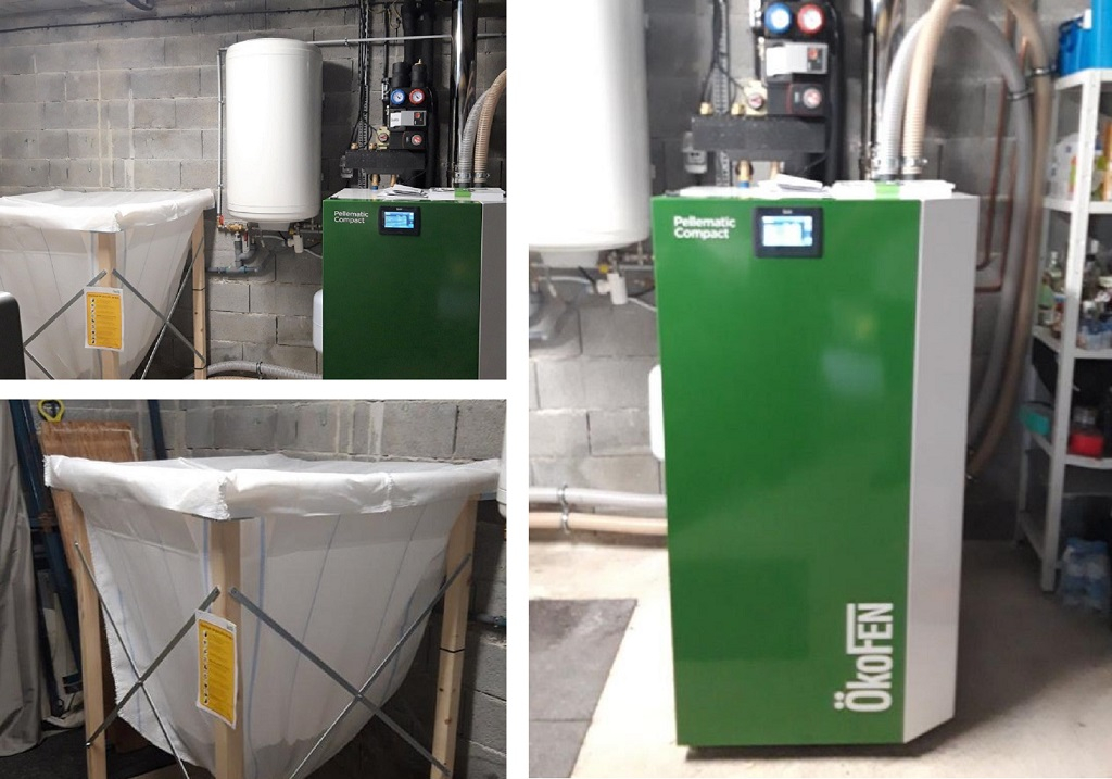 Remplacement d'une chaudière propane par chaudière granulés OKOFEN