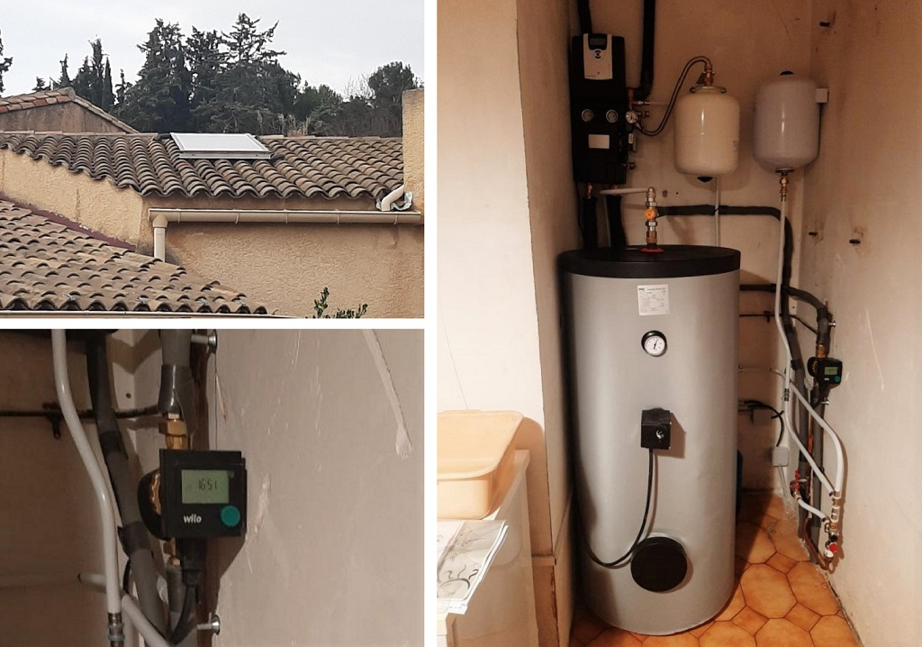 Maintenance sur chauffe eau solaire (CESI) GIORDANO