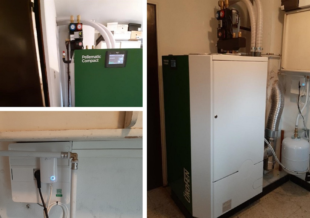 Installation d'une chaudière à granulés OKOFEN en remplacement d'une chaudière fuel