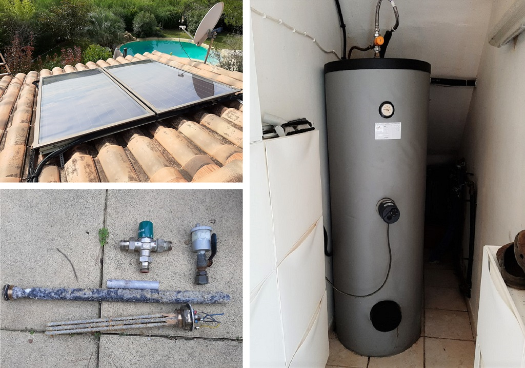 Consultez la chantier : maintenance sur chauffe eau solaire (cesi)
