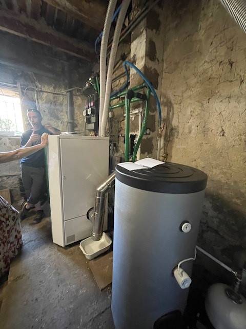 INSTALLATION D'UNE CHAUDIERE GRANULES DE BOIS ÖKOFEN  EN REMPLACEMENT D'UNE CHAUDIERE FUEL | RGE | QUALIBOIS | LAMBESC(13) BOUCHES DU RHONE-Bouches du Rhône (13)