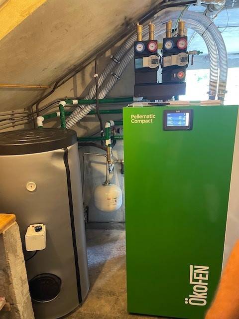 INSTALLATION D'UNE CHAUDIERE GRANULES DE BOIS ÖKOFEN  EN REMPLACEMENT D'UNE CHAUDIERE FUEL | RGE | QUALIBOIS | SEDERON (26) -Drôme (26)