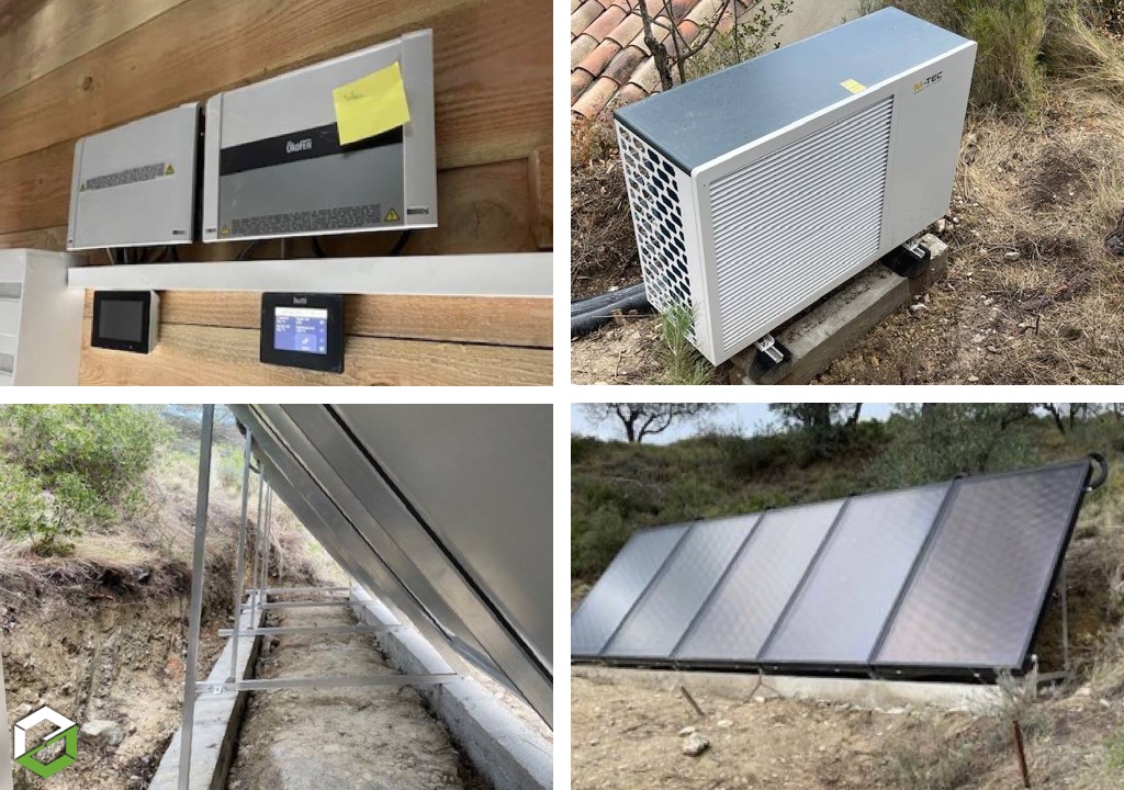 INSTALLATION D'UN SYSTEME SOLAIRE COMBINE ET D'UNE POMPE A CHALEUR AIR/EAU / RGE QUALIPAC/ RGE QUALISOL/ CAROMB 84/ VAUCLUSE-Vaucluse (84)
