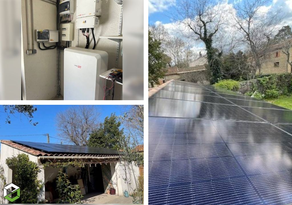 Installation de panneaux photovoltaïque en auto-consommation stockage sur batterie avec revente du surplus-Vaucluse (84)