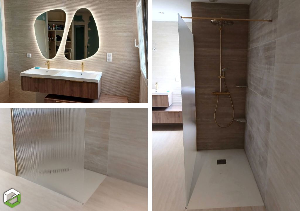 Travaux de rénovation d'une salle de bain
