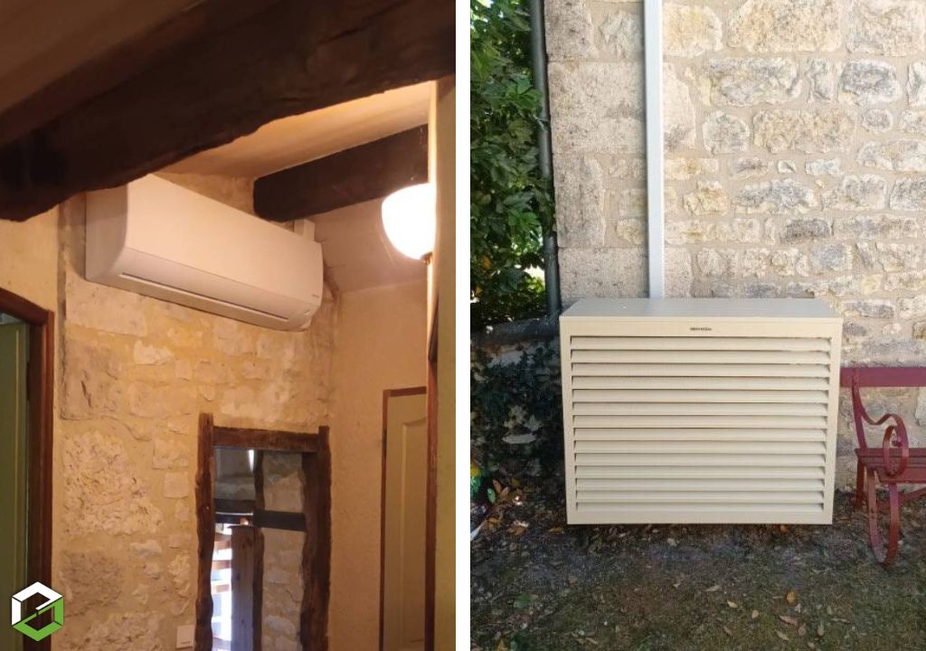 Installation d'une climatisation monosplit réversible Atlantic - Carnac-Rouffiac, Lot (46)-Lot (46)
