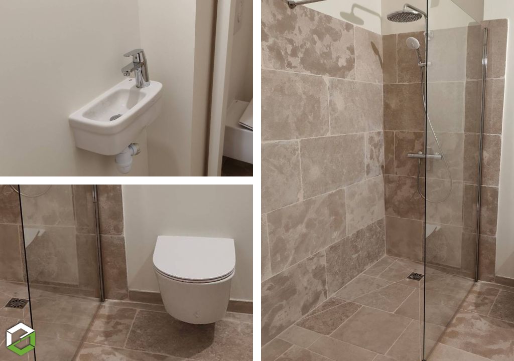 Travaux de rénovation d'une salle de bain