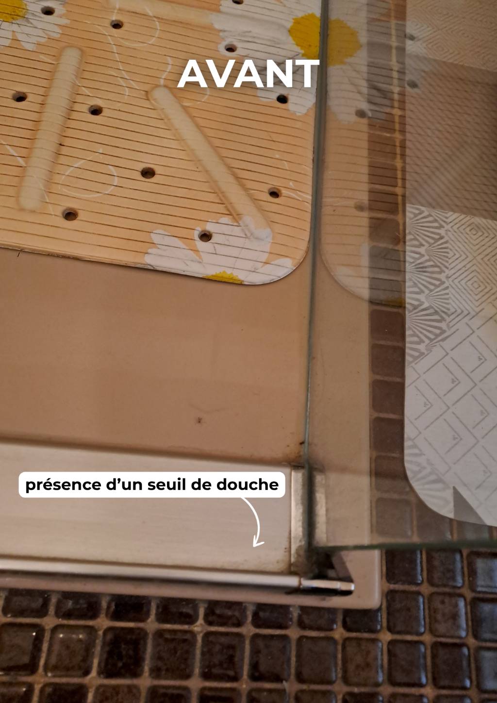 Modification d'une fermeture de douche à Luzech (46 - Lot)