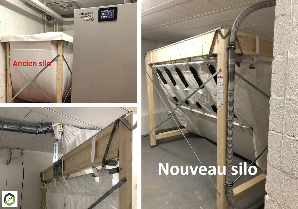 modification - optimisation d'une installation avec une chaudière à granulés Ökofen, ile de france