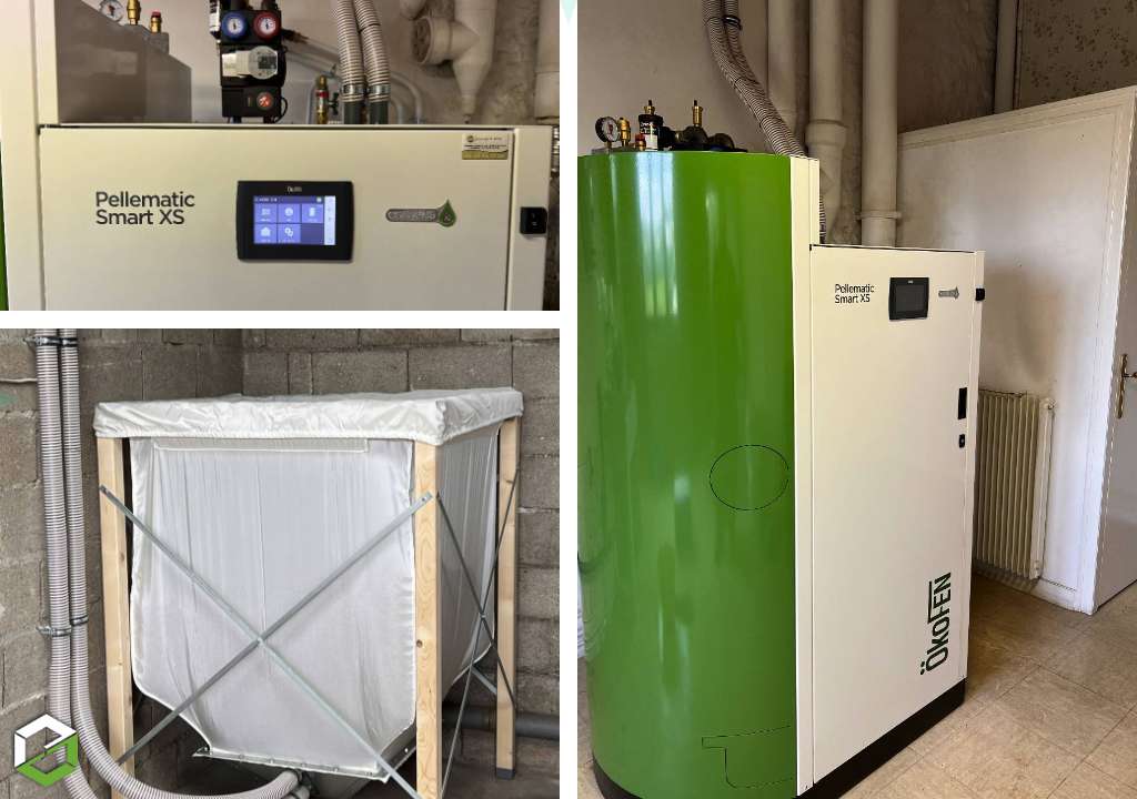 rge qualibois - remplacement d'une chaudière au fioul par une chaudière à condensation de type smart xs à granulés de bois Ökofen