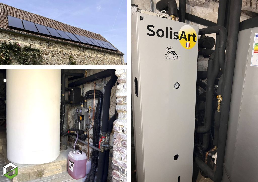 RGE QualiSol CESI & COMBI - Chauffage solaire combiné  SSC de marque SOLISART