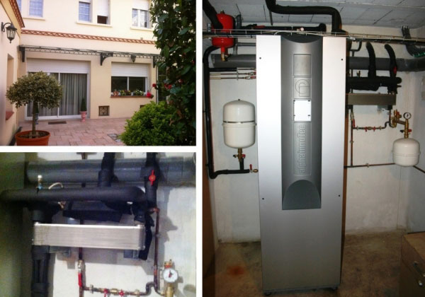 Consultez la chantier : installation chauffage par géothermie alpha innotec avec option de rafraichissement
