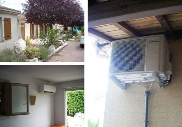 Aérothermie Réversible Daikin à Nanclars - 16 Charente