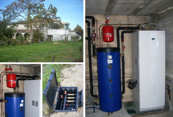 Consultez la chantier : géothermie danfoss