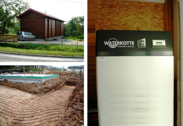 Installation PAC pour radiateurs basse température avec la Géothermie WATERKOTTE