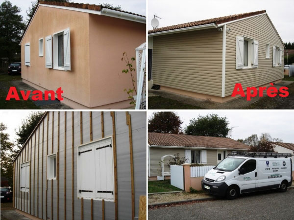 Consultez la chantier : isolation par l'extérieur à cestas - 33 gironde