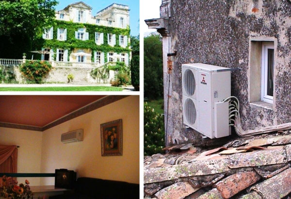 Consultez la chantier : vente installation climatisation mitsubishi electric à sauveterre - 30 gard et vaucluse