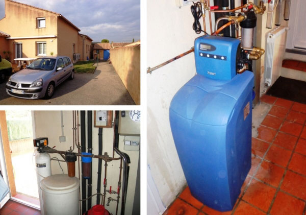 Consultez la chantier : plombier chauffagiste maître artisan 30 gard et 84 vaucluse - vente installation d'adoucisseur d'eau à piolenc