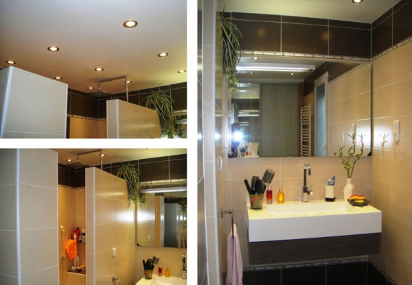 relamping  - eclairage par led d'une salle de bains