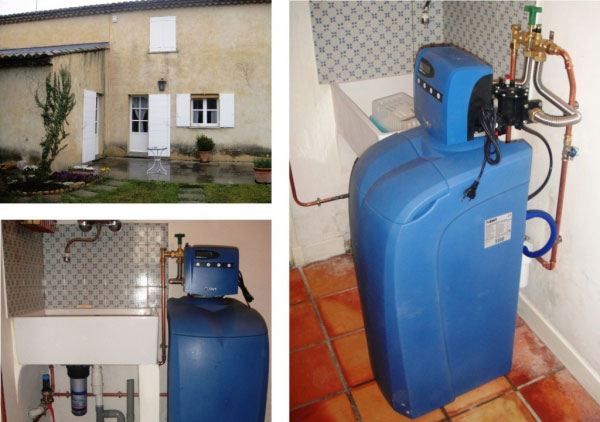 Consultez la chantier : plombier  gard 30 et vaucluse 84 - vente installation adoucisseur d'eau bwt permo à roquemaure