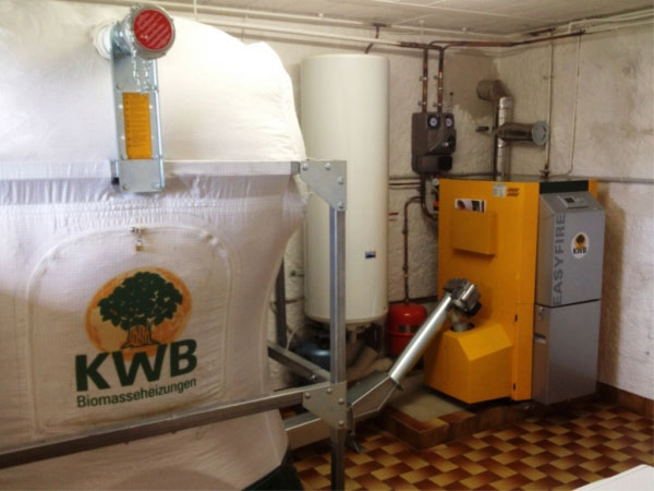 Consultez la chantier : chaudière pellets kwb