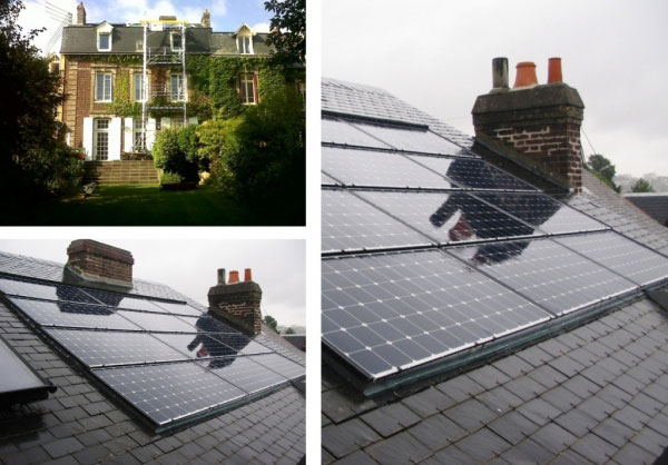Consultez la chantier : sté. jb solaire - installation solaire photovoltaique sunpower avec onduleur fronius, installateur solaire photovoltaique
