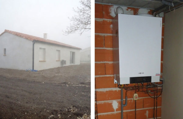Consultez la chantier : installateur gaz condensation viessmann 
