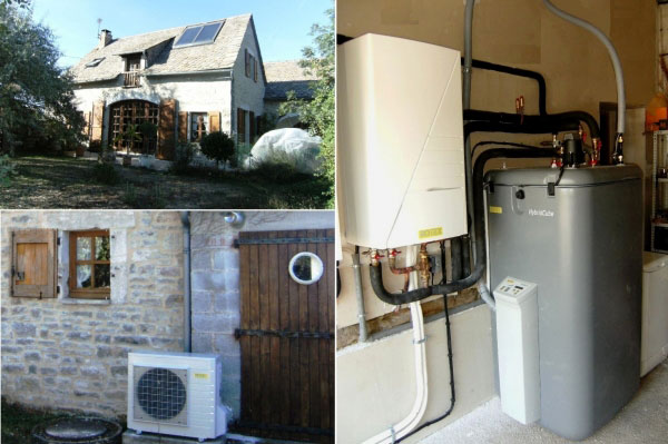 Combiné solaire Pompe à chaleur Rotex à Sebazac - 12 Aveyron